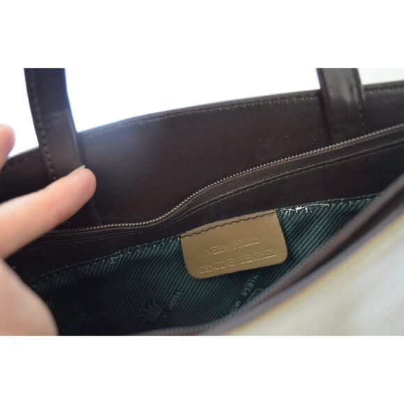 Vintage ITALIAN Designer Daniella Moda HANDBAG Asymmetrical Crossbody Bag - Picture 7 of 8